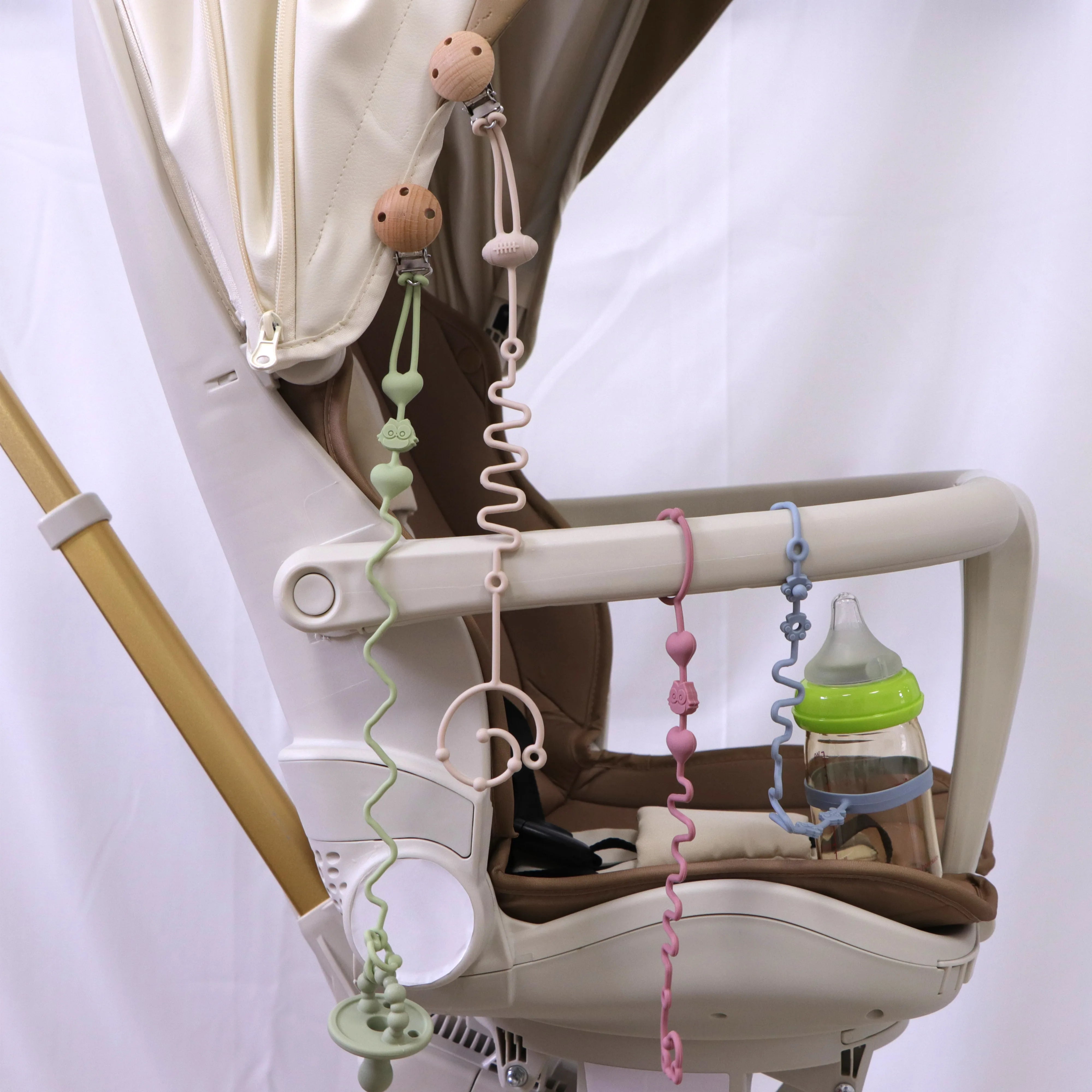 4 kits de cordão silicone visuais