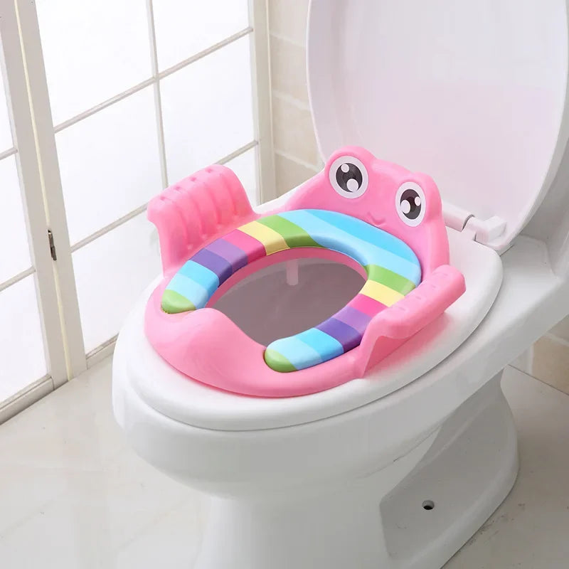 Assento Sanitário Infantil com Escada Ajustável – Troninho Educativo Confortável e Antiderrapante para Treinamento das Crianças