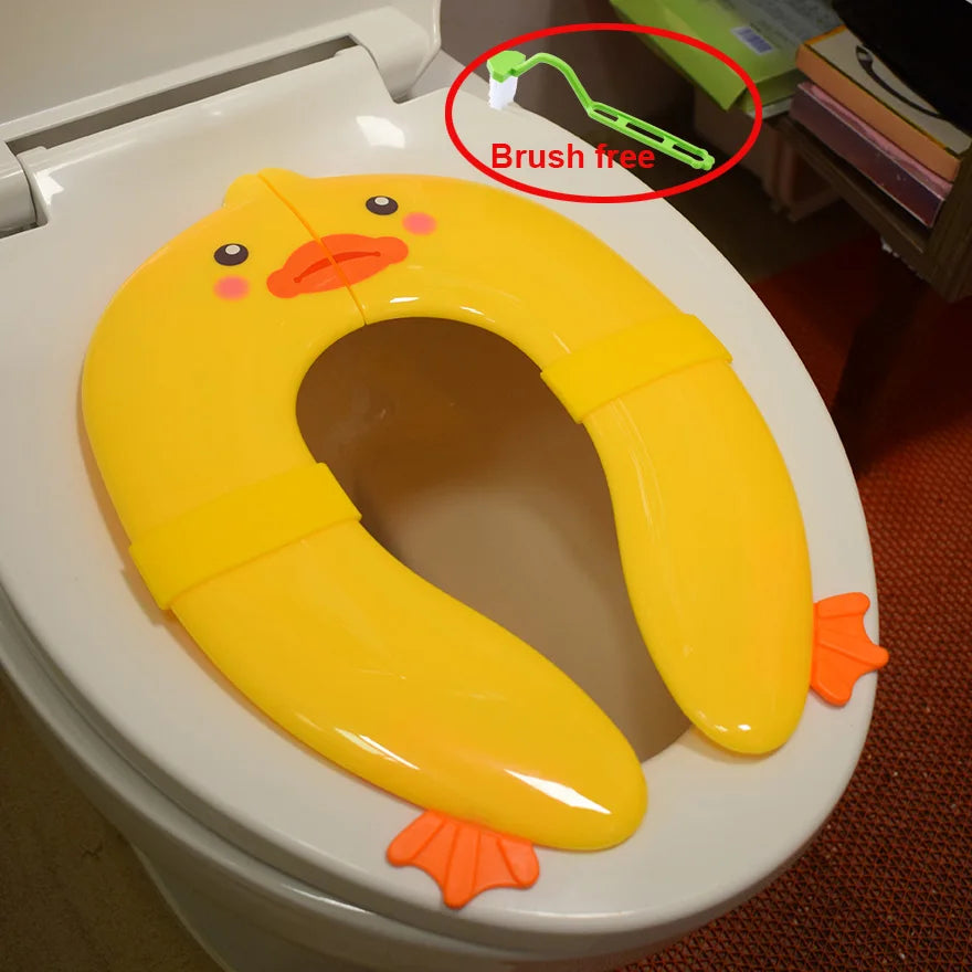 Assento Sanitário Infantil Dobrável para viagem - Portátil