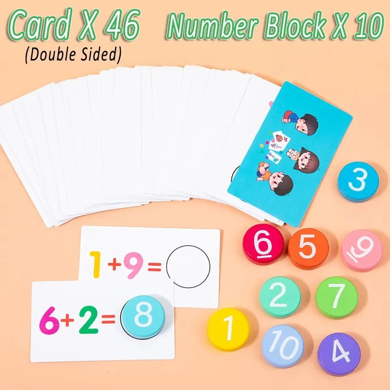 Jogo Montessori de Matemática Infantil