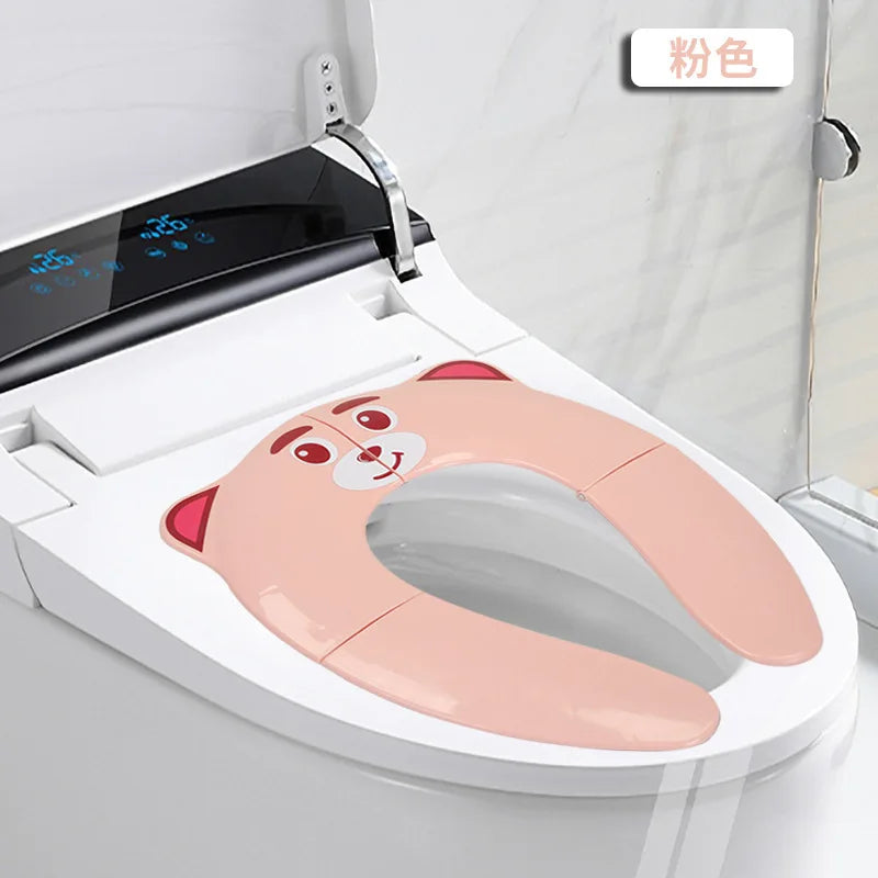 Assento Sanitário Infantil Dobrável para viagem - Portátil