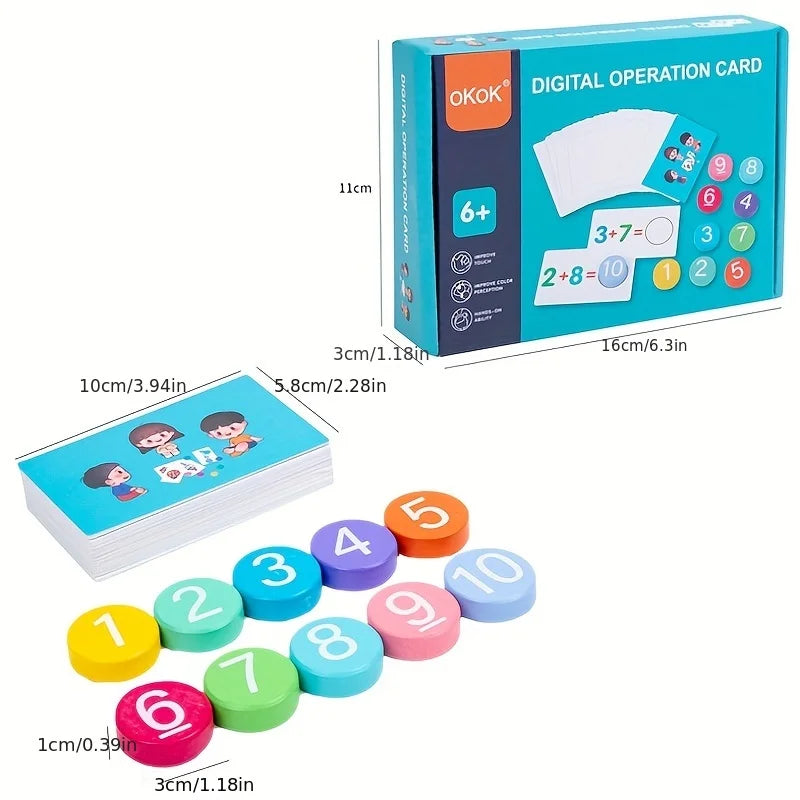 Jogo Montessori de Matemática Infantil