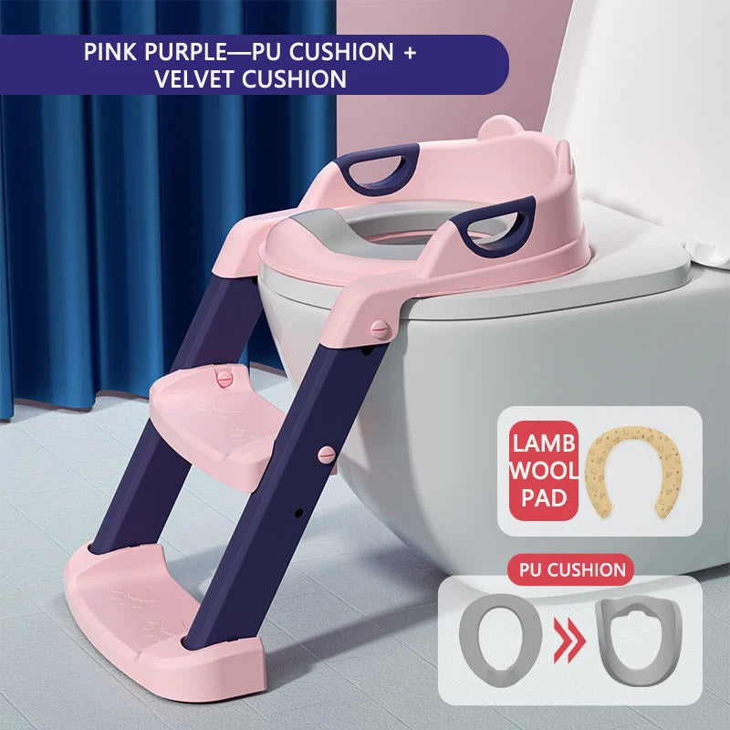 Redutor de assento com escada infantil