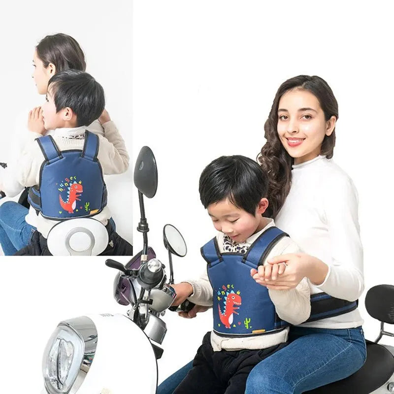 Colete infantil de proteção para moto